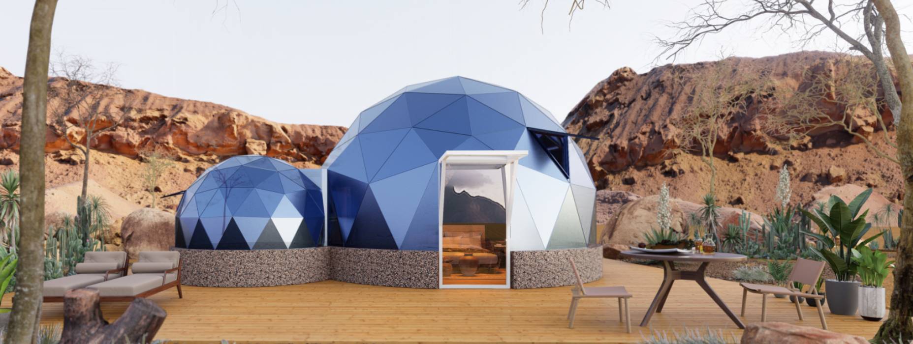 柘城县球形智能光伏玻璃星空房